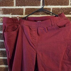 Allison Daley Red Women's Pants